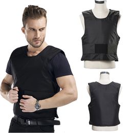 Herenvesten Zelfverdedigingsvest Anti-cut Steekbestendig Slash proof Taille Lichaamsbescherming Civiel gebruik Mesveiligheidsvest 7XL 230905