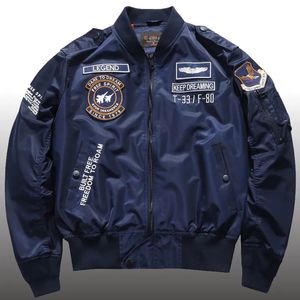 Chalecos para hombres Primavera Hip Hop Ejército táctico Chaqueta de motocicleta militar Ma1 Piloto Abrigos de algodón Hombre Béisbol Bomber Chaquetas S3XL 231020