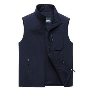 Gilets pour hommes printemps été automne hommes sans manches voyages décontractés en plein air mince vêtements d'extérieur hommes vêtements grande taille 7XL 220926