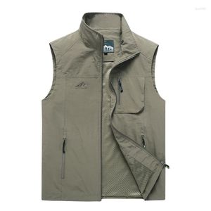 Herenvesten zomer buitenshuis big size vest tactical heren jassen herfst heren jassen mouwloze lente casual reizen waastcoat