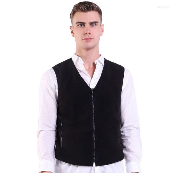 Gilets pour hommes gilet USB veste chauffante gilet vêtements auto-chauffants pour la chasse en plein air (noir)