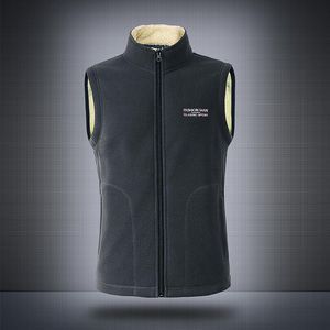 Gilets pour hommes gilet 2021 printemps et automne veste polaire Plus velours épais gilet chaud moelleux sec respectueux de la peau