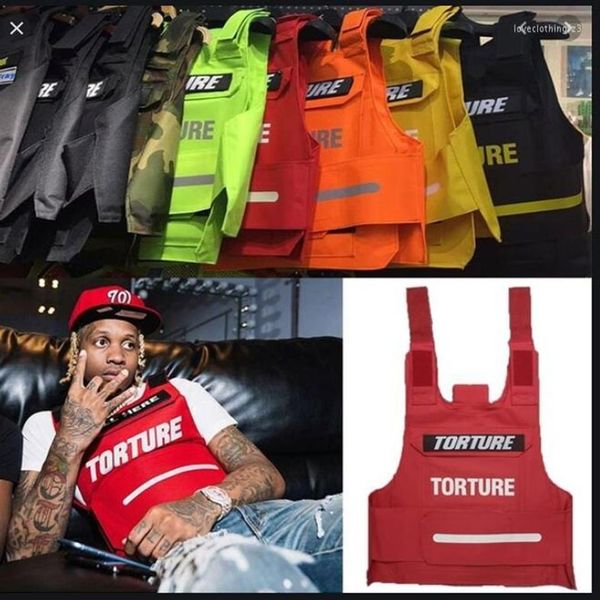 Gilets pour hommes Gilet 2022 Torture Tactique Teen Top Tank Hommes Lil Durk Tops Tees Dancer Tyga Size2866