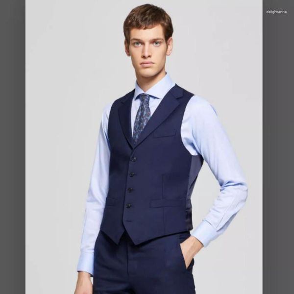 Chalecos para hombres chalecos boutique de negocios casual en v conye mangas sin mangas tuxedo británico novio vintage traje de boda chaqueta ropa