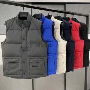 Gilets pour hommes Gilet en coton Gilet Designs Femmes Pas de veste sans manches Puffer Automne Hiver Casual Vêtements d'extérieur canadiens HKD230918