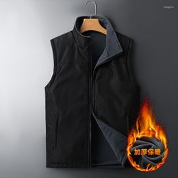 Herenvesten Wellsome Men Motorcycle Thermal Vest Casual Fashion Hooded Autumn Vintage Jacket Hoge kwaliteit Winter