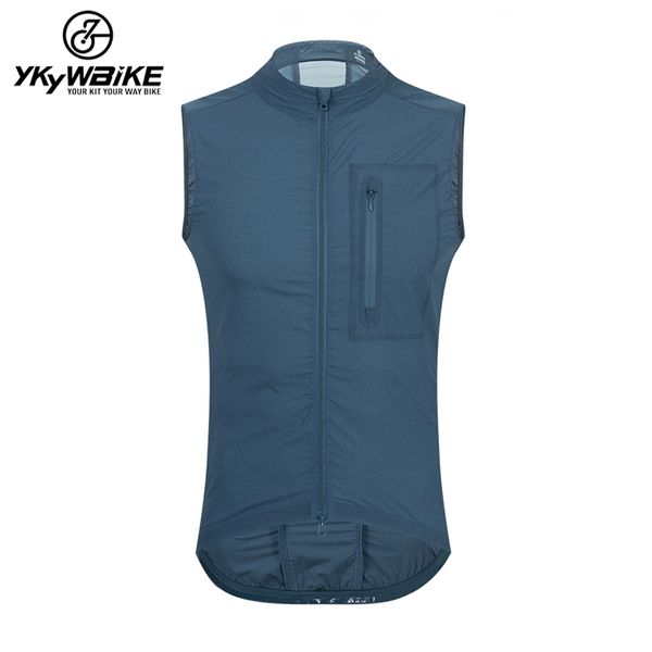 Chalecos de hombre Ykywbike Classic Light Chaleco de ciclismo a prueba de viento Gilet impermeable Mtb Bike Ropa de bicicleta Chaqueta de ciclismo sin mangas 220919