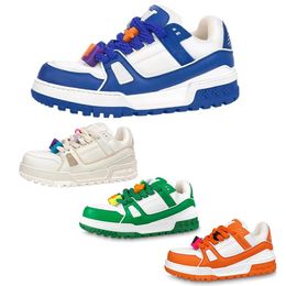 Chaussures de marche pour hommes baskets pour hommes résistants au glissement de caoutchouc multicolore Chaussures de créateurs basse top mode femme tenis chaussure orange bleu vert blanc