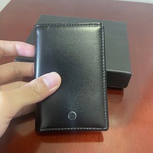 Monedero para hombre, monedero de diseñador de lujo, minicarteras para tarjetas de crédito para hombre, monederos nuevos, bolsillo para llavero plegable, ranura para tarjeta interna y caja