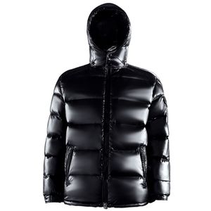 Veste chaude pour hommes Manteau d'hiver brillant Capuchon de canard blanc Marque détachable Chapeau Parka Mâle Pardessus Thermique Puffer Veste Hommes 211228