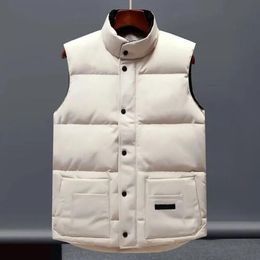 Gilet chaud du gilet chaud Nom de marque épaissie Couleur solide Haut-grade Fabric confortable Wear Winter Warm Authentic Luxury Leathergrass High Quality