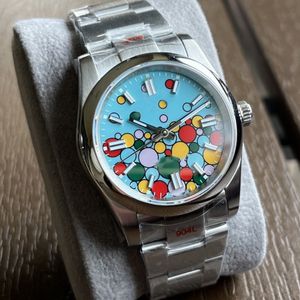Heren Watch 2023 Women's Classic Watch Mode Kwaliteit Automatisch mechanisch horlogegrootte 41 mm. 904L roestvrijstalen armband waterdicht en lichtgevend