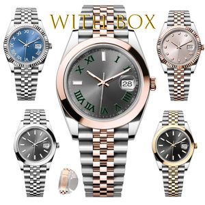 Reloj para hombre 2024 Cita Diseñador Reloj para hombre Limpieza de fábrica Automático 36 mm 41 mm Reloj de lujo Pulsera con hebilla original Esfera de acero inoxidable con caja a Zafiro