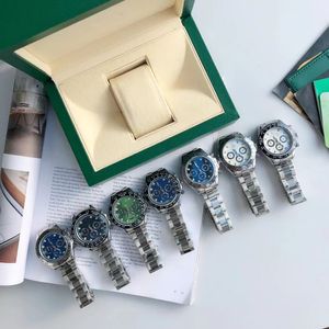 Herenwork 40mm Dial Master Automatisch horloge Mechanisch saffier horlogemodel vouwen luxe horloge