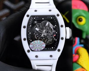 Herenhorloge Automatisch horloge 49 * 42 mm Keramische kast Saffierspiegel Mechanisch uurwerk Herenhorloge rm055