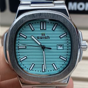 Men's Watch Business 904L Precision Steel Strap Campeón de ventas de alta calidad Última boutique Boutique Mechanical de movimiento mecánico Diámetro Luminoso Relojes