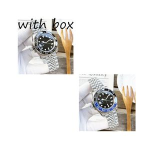 Reloj para hombre Reloj de diseño Reloj mecánico automático de alta calidad de 40 mm Manija izquierda Reloj de acero inoxidable 904L Hebilla plegable Reloj de lujo de zafiro