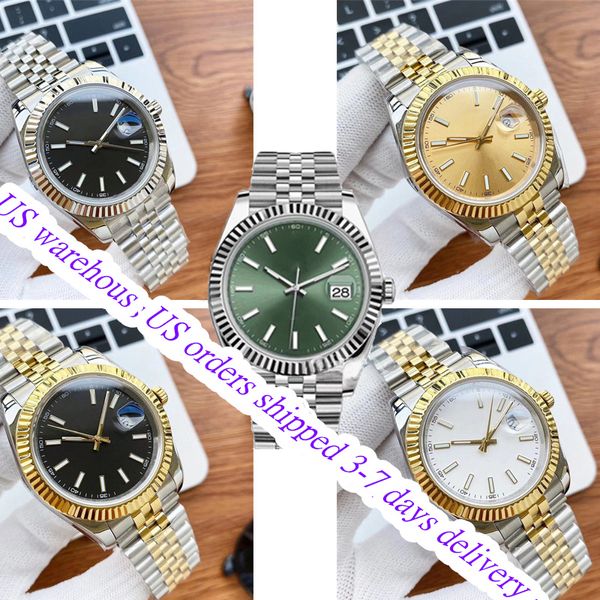 Matriz de relojes para hombres Ratio de alta calidad Fecha de reloj automática Diamond Watch Women's Luxury Watch Sports Watch Sapphire impermeable