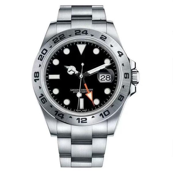 Relógio masculino com diâmetro de 42mm, relógio mecânico automático com botão dobrável à prova d'água, movimento 2813, relógios mestre da moda, pulso 282u