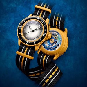 Montre pour hommes Five Ocean Watch Montres mécaniques automatiques en biocéramique Montre de haute qualité à fonction complète Montres à mouvement de créateur Montre en édition limitée