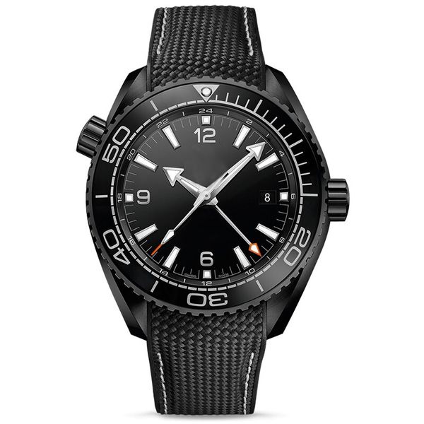 Montre pour hommes, Haima, 600m 316, acier inoxydable, diamètre 42 mm, lunette en céramique, étanche super lumineuse