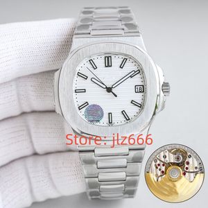 Montre pour hommes, mouvement mécanique entièrement automatique (PP) de haute qualité, surface miroir saphir, bracelet en acier inoxydable 904L, étanche, cadran en acier inoxydable, tt