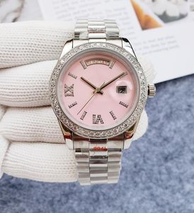 Herenhorloge Luxe merk horloge van hoge kwaliteit Automatisch mechanisch horloge Maat 40 mm Romeinse diamant Heren roestvrijstalen band Waterdicht horloge Heren sporthorloge