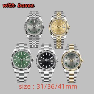 montres de créateurs Montres de luxe pour hommes 31/36 / 41mm Montre de conception pour hommes de mode Montres mécaniques automatiques étanches Femmes homme Couples Style Montres-bracelets classiques