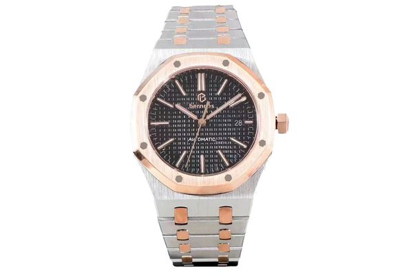 Reloj para hombres Top Grade 316 Movimiento mecánico de acero de acero Mirador de vidrio de alta resistencia Cara de hombres de 40 mm AA