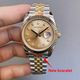 Herrenuhr U1 New Small Head Grain Fünf Perlen Edelstahlgehäuse ST9 Faltschließe Saphir Wasserdicht Diamant Datejust Uhren 126333 Armbanduhr 41MM Luxus