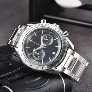 Relojes de hombre clásicos OME Relojes de pulsera de cuarzo Reloj de movimiento de calidad superior Reloj cronógrafo Reloj de pulsera deportivo para mujer Fecha moderna Pulsera de reloj de pulsera