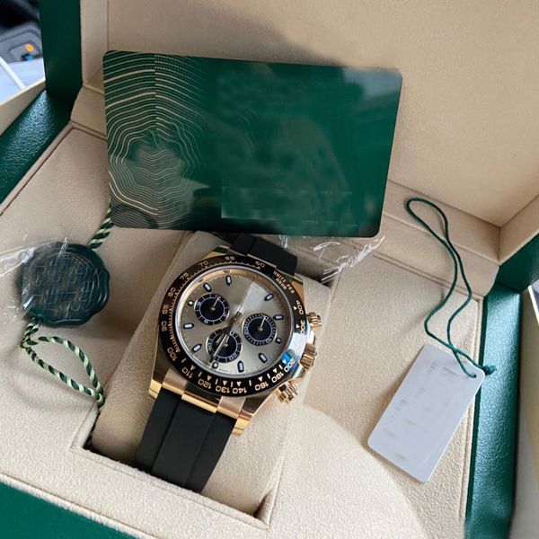 Relojes para hombres Relojes de lujo de diseñador Reloj mecánico automático Cristal de zafiro 40 mm Acero inoxidable Montre de Luxe Reloj deportivo impermeable súper luminoso