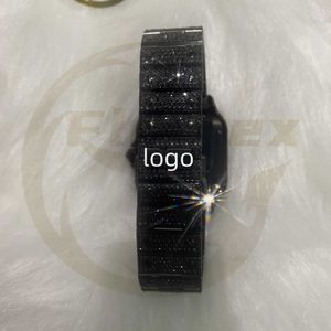 Herenhorloges Handgemaakte Designer Setting Car Lagers kijkt naar mode Moissanite Luxury Watch Black Moissanite Diamond Watches 230