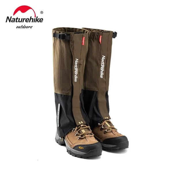 Polainas de nailon impermeables para hombres Mujeres senderismo esquí nieve montañismo cubiertas para zapatos al aire libre Polainas para pies de caza NH20HJ011 240112