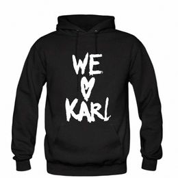 We Love Karls Sudadera con capucha para hombre Sudaderas con capucha Ropa deportiva al aire libre Chándal Sudadera con capucha Slim Fit Pilot Coa Sudadera con capucha Oversize d32X #