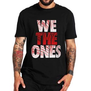 We The Ones Wrestling Fan T-shirt voor heren - EU-formaat 100% katoenen T-shirt in zwart