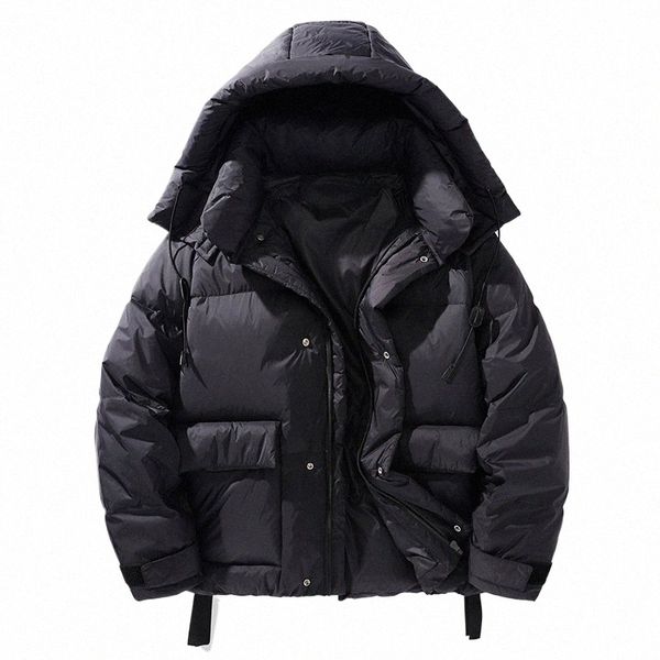 Chaqueta de invierno para hombre Abrigo cálido Montaña Hard Waer Impermeable Cortavientos suelto El estilo europeo y americano 02Y0 #