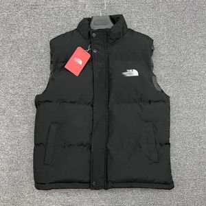 Heren wintervest, katoenen jas, verdikte isolatie, buitensportjas, dames effen kleur vest, mouwloos jack