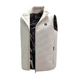 Gilet chauffant sagesse pour hommes mode coton Usb charge hommes gilet chaud sans manches hommes extérieur Vests290B