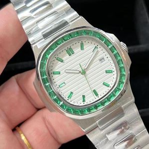 Reloj para hombre/mujer Maquinaria automática Reloj de 40 mm Reloj de diamantes de acero inoxidable 904L Reloj súper brillante de cristal de zafiro 904L Reloj de lujo Montre de Luxe