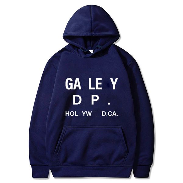 Sudaderas con capucha para hombre Sudaderas mismas galerías Departamento Sudadera con capucha Rapero Diseñador para hombre Carta Estampado de llama Calle principal para mujer Jersey de manga larga