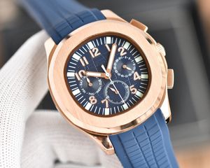 Reloj para hombre y mujer Aquanaut 5261 Movimiento automático Relojes Caja con aros Correa cómoda Hebilla original Caucho Marca premium PP Nautilusity Relojes de pulsera