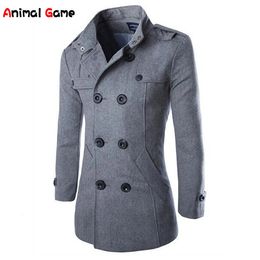 Mélanges de laine pour hommes automne manteau hommes laine manteaux homme lâche décontracté mode printemps vestes laine vestes hommes vêtements mâle 231122