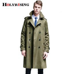 Heren wolmix S-6XL Heren trenchcoat Heren revers trenchcoat Double Breasted jas Lange lente en herfst Britse stijl Zakelijk NZ163 231101