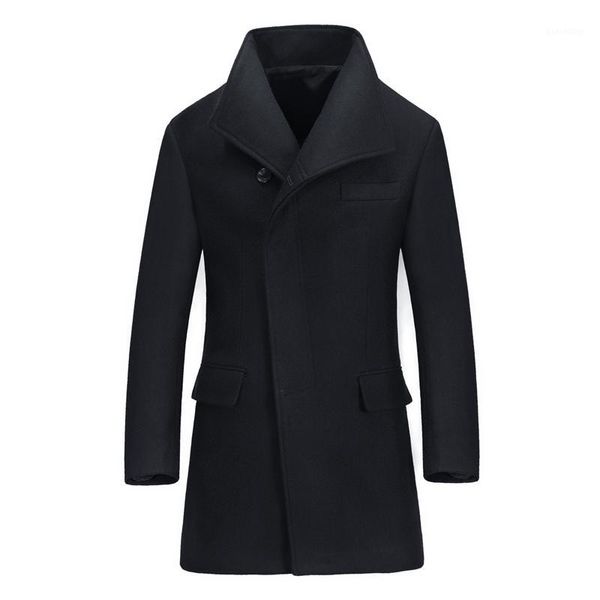 Hommes laine manteau hommes coréen automne hiver homme veste pardessus 2022 hommes manteaux et vestes pois Abrigo Hombre 685555 KJ1923