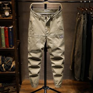 Pantalons de travail pour hommes-nouveau sarouel à revers coupe ample pour l'automne/hiver, pantalon décontracté grande taille pour hommes