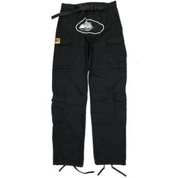 Y2k Cargo Cortiez Haruku para hombre Mono con múltiples bolsillos Hip Hop Punk Rock Pantalones de pierna ancha Cortez Ropa de calle de gran tamaño Pantalones cortos Cortiezs Pantalones casuales para mujer 7EKD