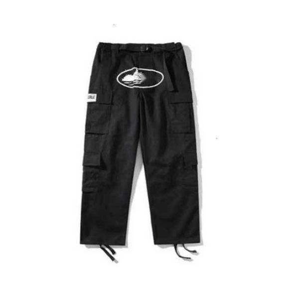 Y2k Cargo Cortiez Haruku Mono con múltiples bolsillos para hombre Hip Hop Punk Rock Pantalones de pierna ancha Cortez Ropa de calle de gran tamaño Pantalones cortos Cortiezs Pantalones casuales para mujer DK7B