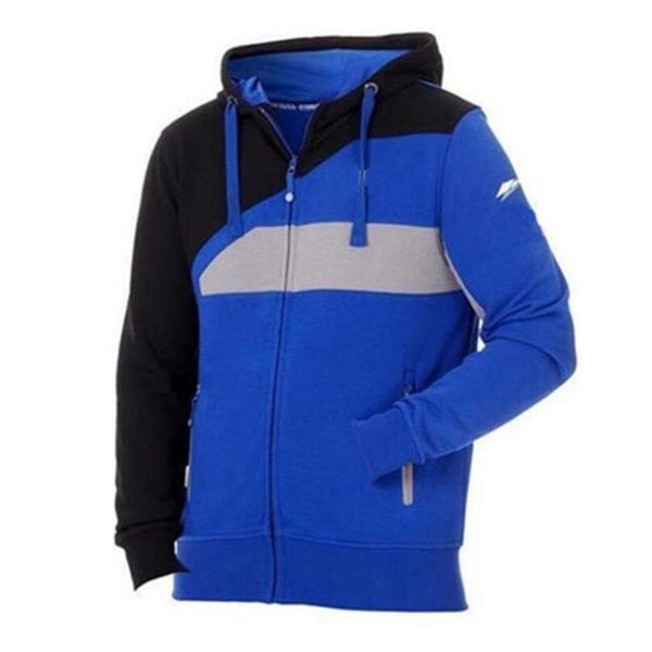 Veste à capuche en coton pour hommes, fermeture éclair, MOTO GP, pour Sport d'usine, équitation, sweat-shirt coupe-vent pour Motocross, Jacket251I