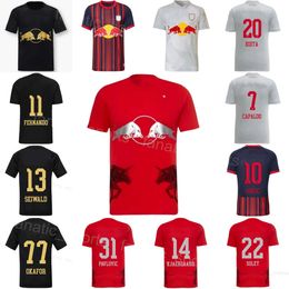 Heren Salzburg Club Team 70 DEDIC voetbalshirt 45 DORGELES 32 AMANKWAH 6 BAIDOO 20 KOITA 30 GLOUKH 19 KONATE 23 SIMIC voetbalshirtsets voor sportfans 23/24 HongNiiu